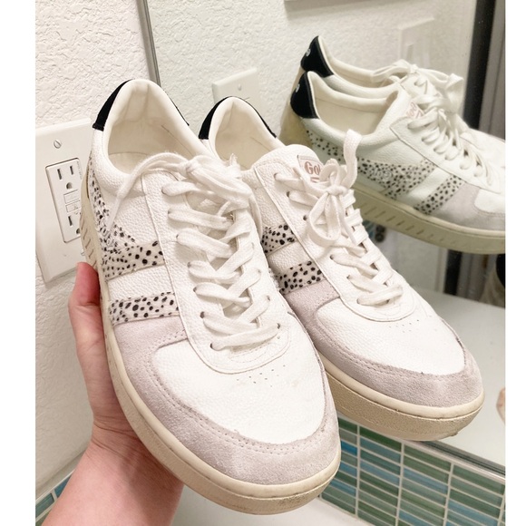 Evereve x GOLA Grandslam Tropic Sneaker with calf hair SZ: 10 - Picture 12 of 12